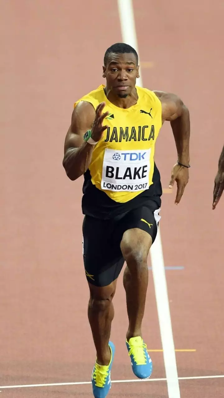 Top 10 fastest time recorded in mens 100m sprint