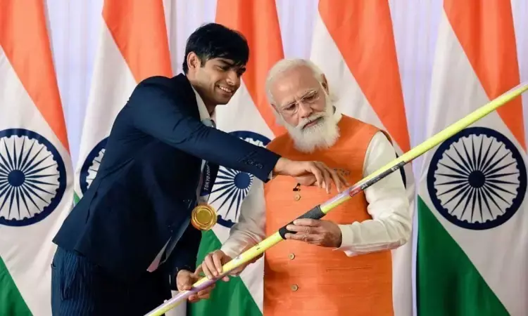 Neeraj Chopra PM Modi Javelin e-auction