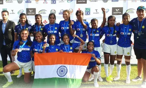 The Indian U18 Rugby girls