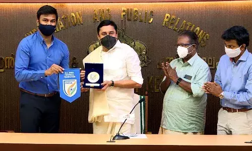 AIFF announces collaboration with Kerala govt (Source: Indian Football Team/Twitter)