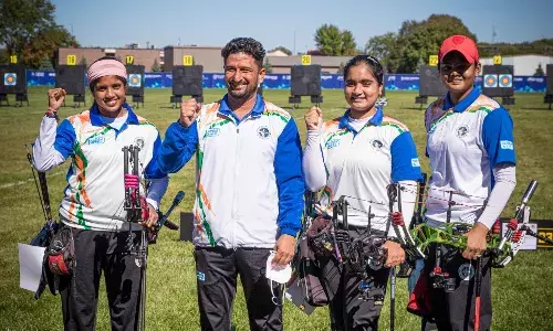 Gold in sight for Indian womens, mixed compound teams at World Championship