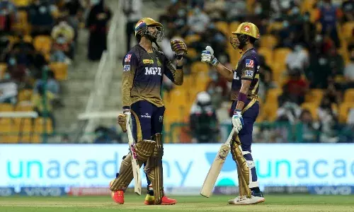 KKR opening batsmen Shubman Gill and Venkatesh Iyer [Source: BCCI/IPL]
