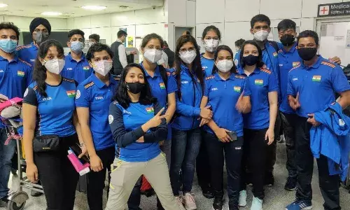 Indian shooting contingent