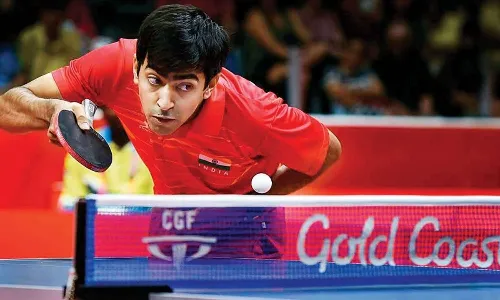 Indian table tennis player Harmeet Desai (Source: DNA)