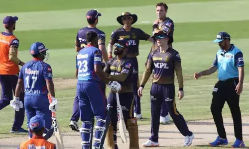 Ravichandran Ashwin and Eoin Morgan were involved in a heated exchange during the IPL 2021 match between DC and KKR [Source: IPL]