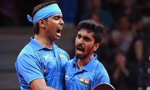 Sharath Kamal and Sathiyan Gnanasekaran