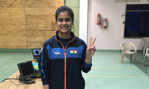Indian shooter Manu Bhaker