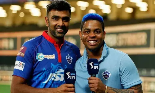 Delhi Capitals stars R Ashwina and Shimron Hetmyer (Source: IPL)