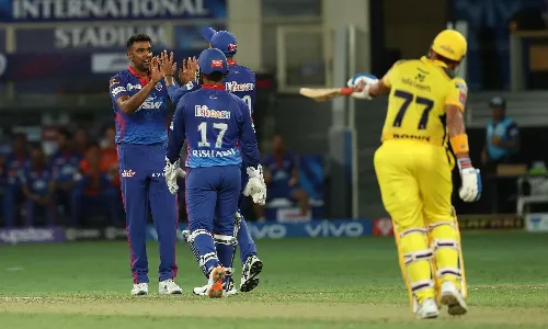 Ravichandran Ashwin in the IPL 2021 fixture against Chennai Super Kings [Source: IPL]
