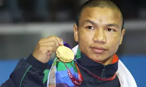 Commonwealth Games medal-winner M Suranjoy Singh (Source: Wikipedia)