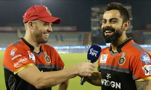 AB De Villiers sent departing captain Virat Kohli an emotional farewell message [Source: IPL]