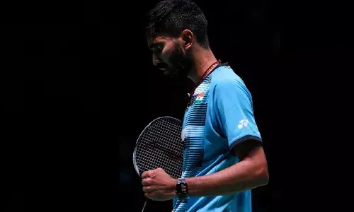 Kidambi Srikant at Thomas Cup (Source: Badminton photos)