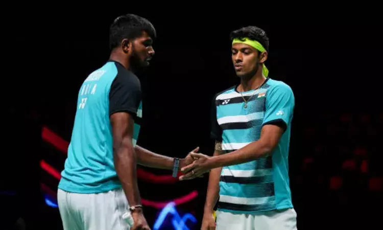 Satwiksairaj Rankireddy and Chirag Shetty Badminton Thomas Cup