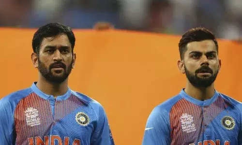 Former teammates MS Dhoni and Virat Kohli share a great working as well as personal relationship [Source: BCCI]