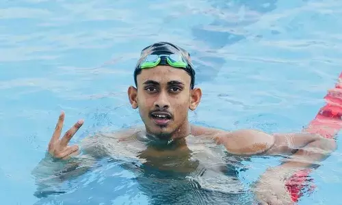 Swadesh Mondal national record  swimming
