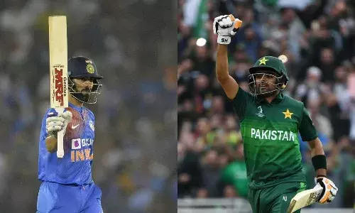 Captains of Team India and Pakistan Virat Kohli and Babar Azam are among the greatest batters in the world [Source: BCCI/Getty]