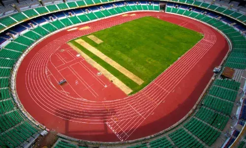 Jawaharlal Nehru stadium in Chennai (Source: Sports Development Authority of TN)