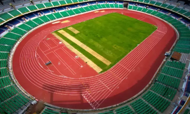 Jawaharlal Nehru stadium in Chennai (Source: Sports Development Authority of TN)