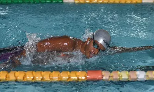 Swimmer Sambhavv R (Source: Deccan Herald) Swimmer Sambhavv R (Source: Deccan Herald)