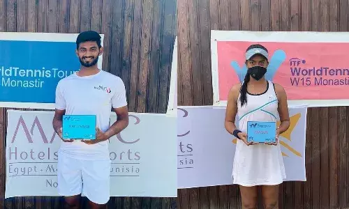 Nikki Poonacha and Zeal Desai (Source: AITA)