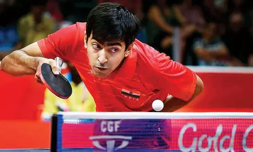 Table tennis player Harmeet Desai WTT Tunis Open