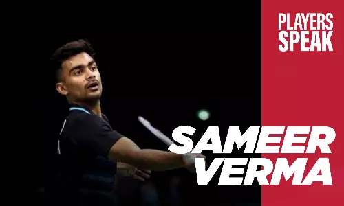 Indian badminton player Sameer Verma