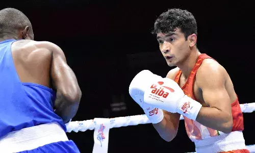 Indian boxer Shiva Thapa
