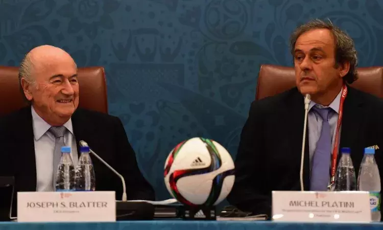 Sepp Blatter and Michel Platini (Source: WSJ)