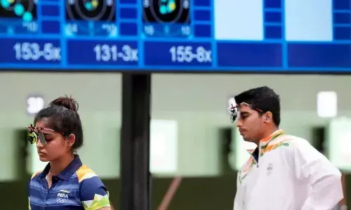 Saurabh Chaudhury and Manu Bhaker