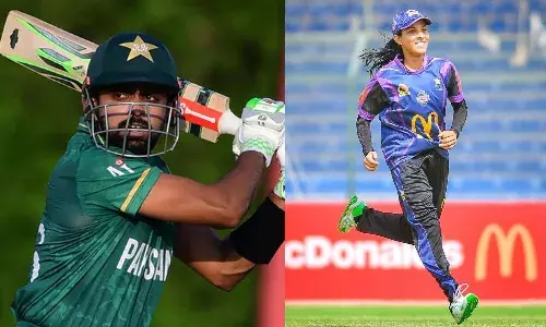 Pakistan captain Babar Azam comes forward to help injured cricketer Bisma Amjad