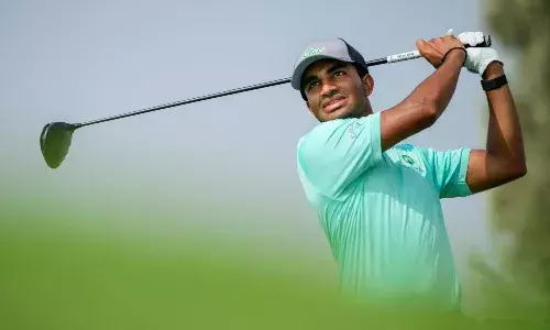 Shubham Jaglan at the 12th Asia Pacific Amateur Championship (Source: ACC Golf/Twitter)