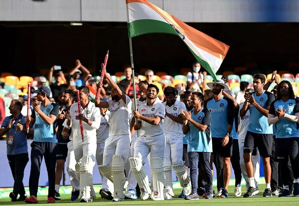 India became the first team to defeat Australia at the historic Gabba fortress in 32 years [Source: Getty Images]