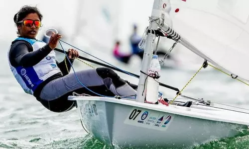 Last Chance Regatta: Nethra Kumanan secures a quota for Paris Olympics Last Chance Regatta: Nethra Kumanan secures a quota for Paris Olympics