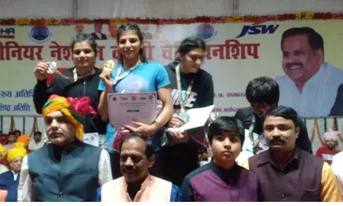 Wrestler Nisha Dahiya wins gold at National Championships (Source: Wrestling TV/Twitter)