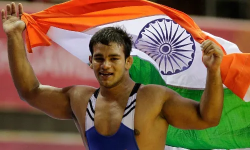 Narsingh Yadav wrestling Narsingh Yadav wrestling