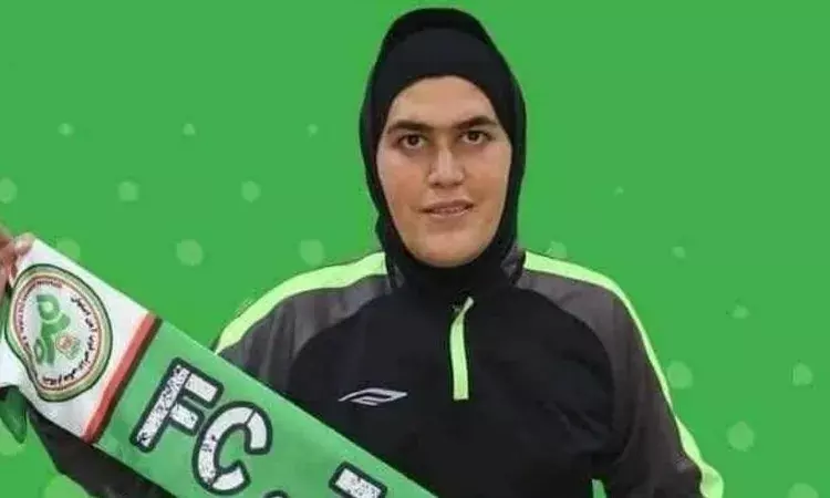 Female Iranian footballer accused of being a man Female Iranian footballer accused of being a man