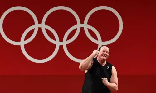 Weightlifter Laurel Hubbard - first openly transwoman to compete at the Olympics (Source: Financial Times)
