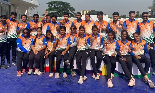 Indian archers at Asian Archery Championship 2021 (Source: Janak Dave/Twitter)
