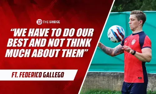 North East United FC star Federico Gallego