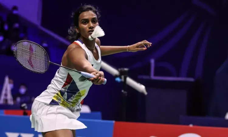 PV Sindhu in action at Indonesia Masters tournament (Source: BWF)