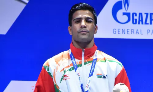 Akash Kumar (Source- AIBA/Twitter)