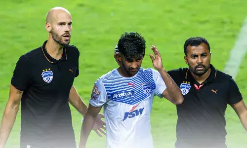 Rane suffered a concussion followed by a blackout in the game against Odisha FC