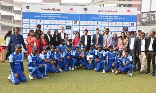 Andhra Pradesh blind cricket team (Source: ANI)