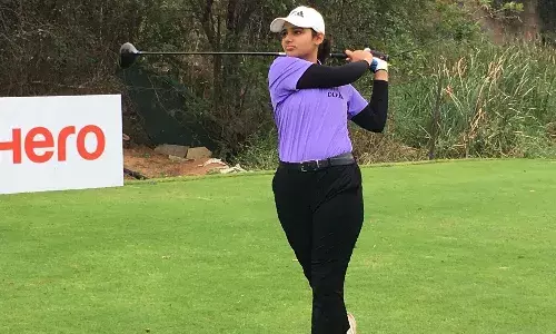Indian teen golfer Jahanvi Bakshi (Source: Thegolfinghub)