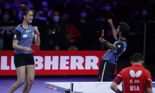 Manika Batra and Sathiyan Gnanasekaran Table Tennis