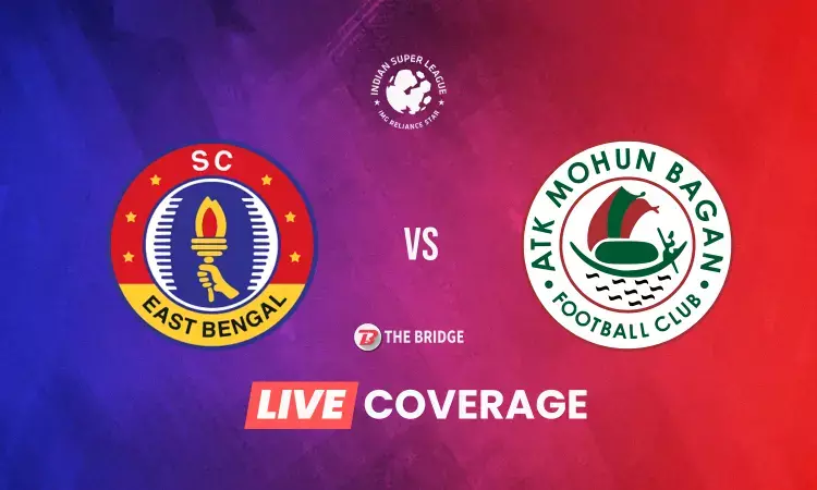 ISL 2021-22 LIVE: SC East Bengal vs ATK Mohun Bagan The Kolkata Derby ISL 2021-22 LIVE: SC East Bengal vs ATK Mohun Bagan The Kolkata Derby
