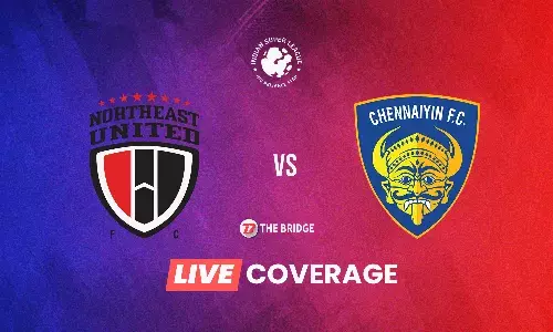 ISL 2021-22 LIVE: North East United FC vs Chennaiyin FC ISL 2021-22 LIVE: North East United FC vs Chennaiyin FC