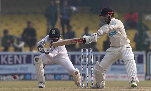 New Zeland captain Kane Williamson and Indian keeper Hanuman Vihari (Source: ICC/Twitter)