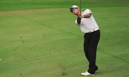 Golfer Kshitij Naved Kaul (Source: The Hindu)