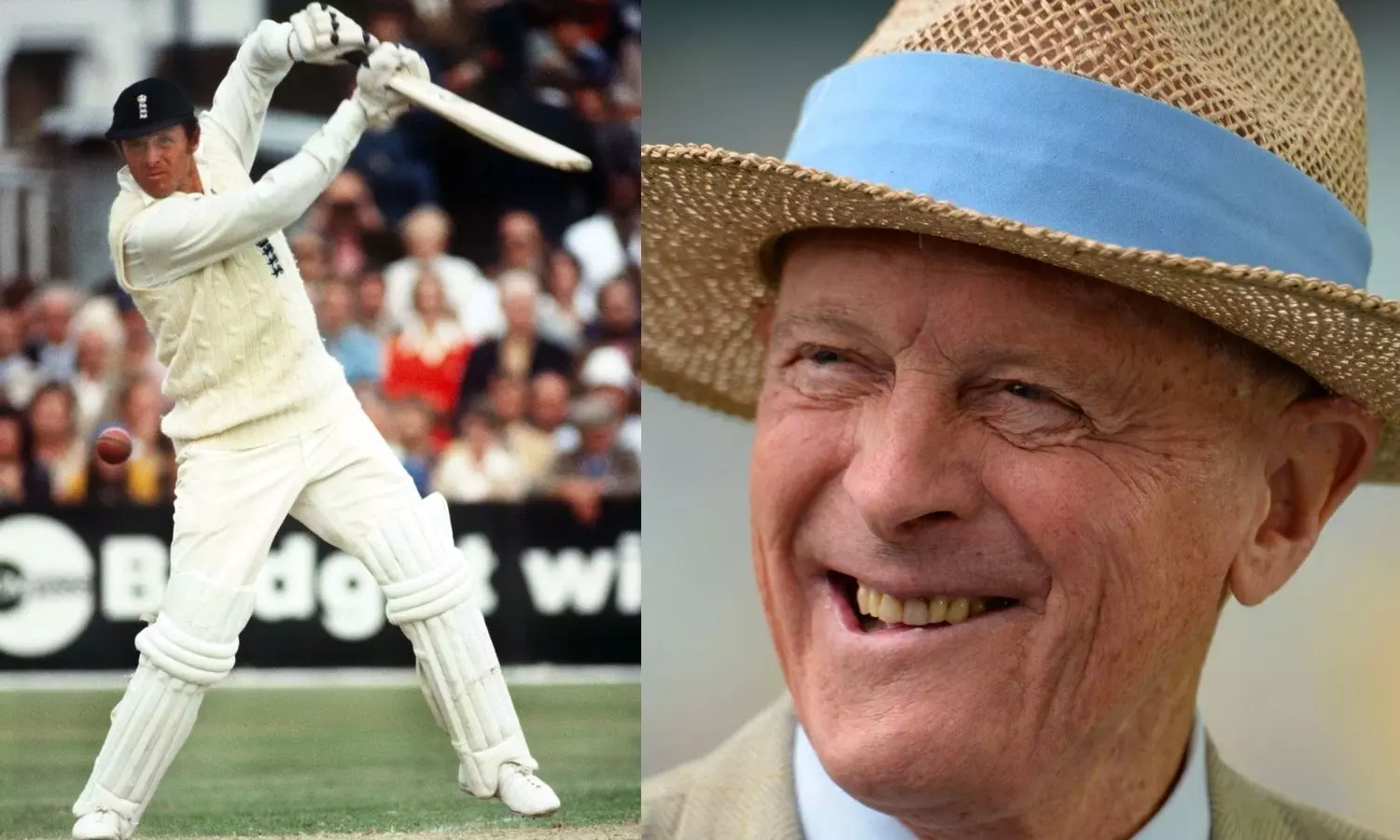 Legendary English cricketer Geoffrey Boycott